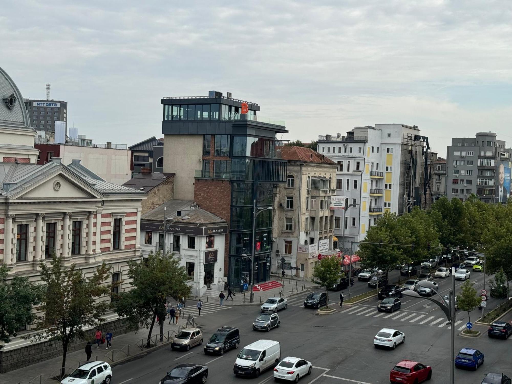 Airy & Beautiful Downtown Apartment Bucarest Extérieur photo